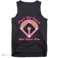 Don't Let Cancer Steal Second Base Diamond Tank Top thumb 0