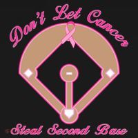 Don't Let Cancer Steal Second Base Diamond Kids T-Shirt thumb 4