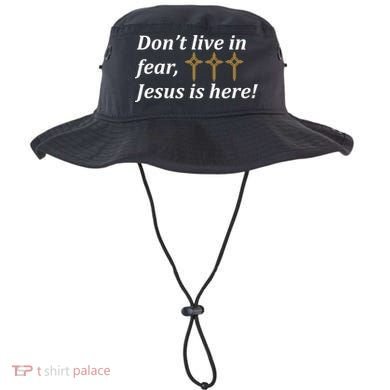 Dont Live In Fear Jesus Is Here Bucket Hat
