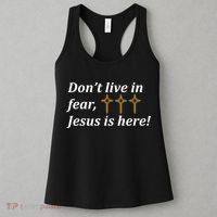Dont Live In Fear Jesus Is Here Women's Tank Top thumb 3