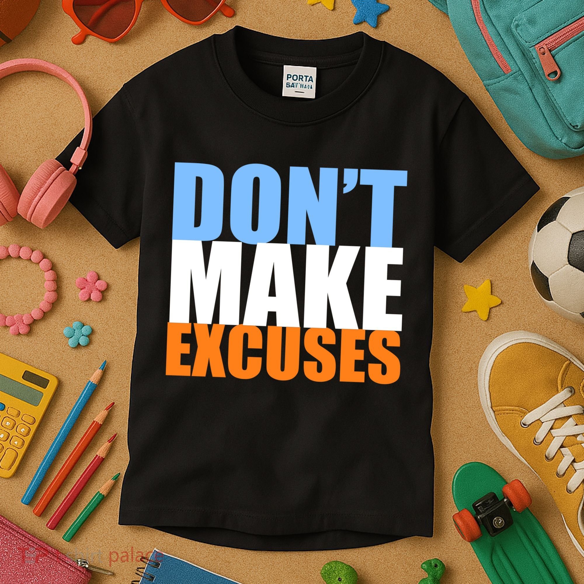 Don't Make Excuses Kids T-Shirt