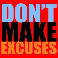 Don't Make Excuses Santa Hat thumb 1