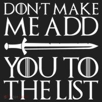 Don't Make Me Add  You To The List Women's Sweatshirt thumb 2
