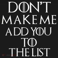 Don't Make Me Add You To The List Ornament thumb 1