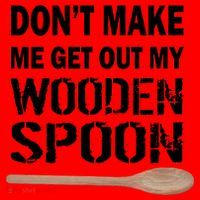 Don't Make Me Get Out My Wooden Spoon Santa Hat thumb 1