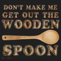 Don't Make Me Get Out the Wooden Spoon Golf Towel thumb 3