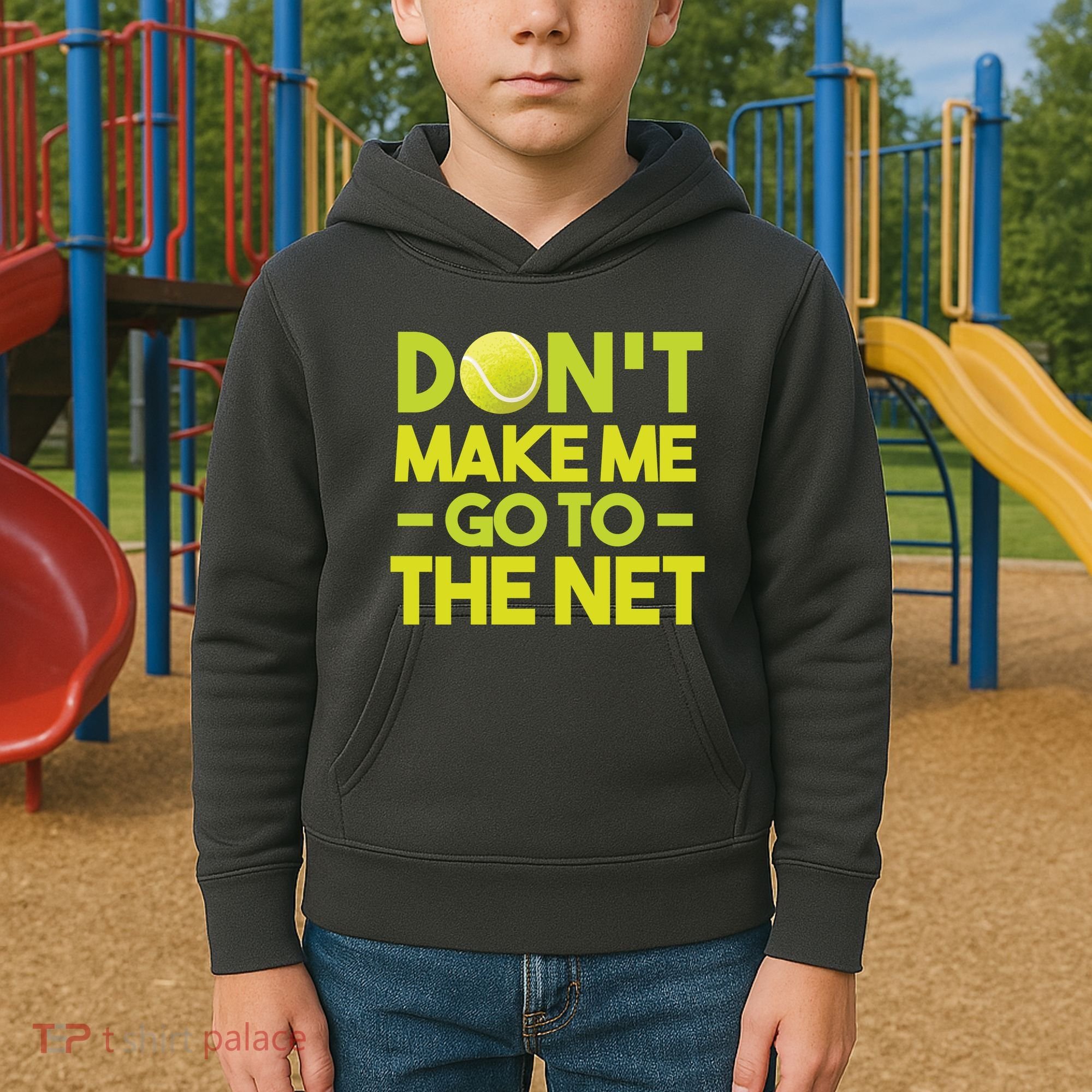 Don't Make Me Go To The Net Kids Hoodie