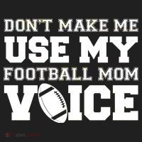 Don't Make Me Use My Football Mom Voice Tumbler thumb 3