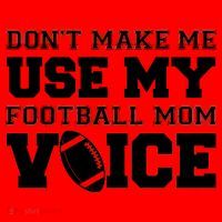 Don't Make Me Use My Football Mom Voice Santa Hat thumb 1