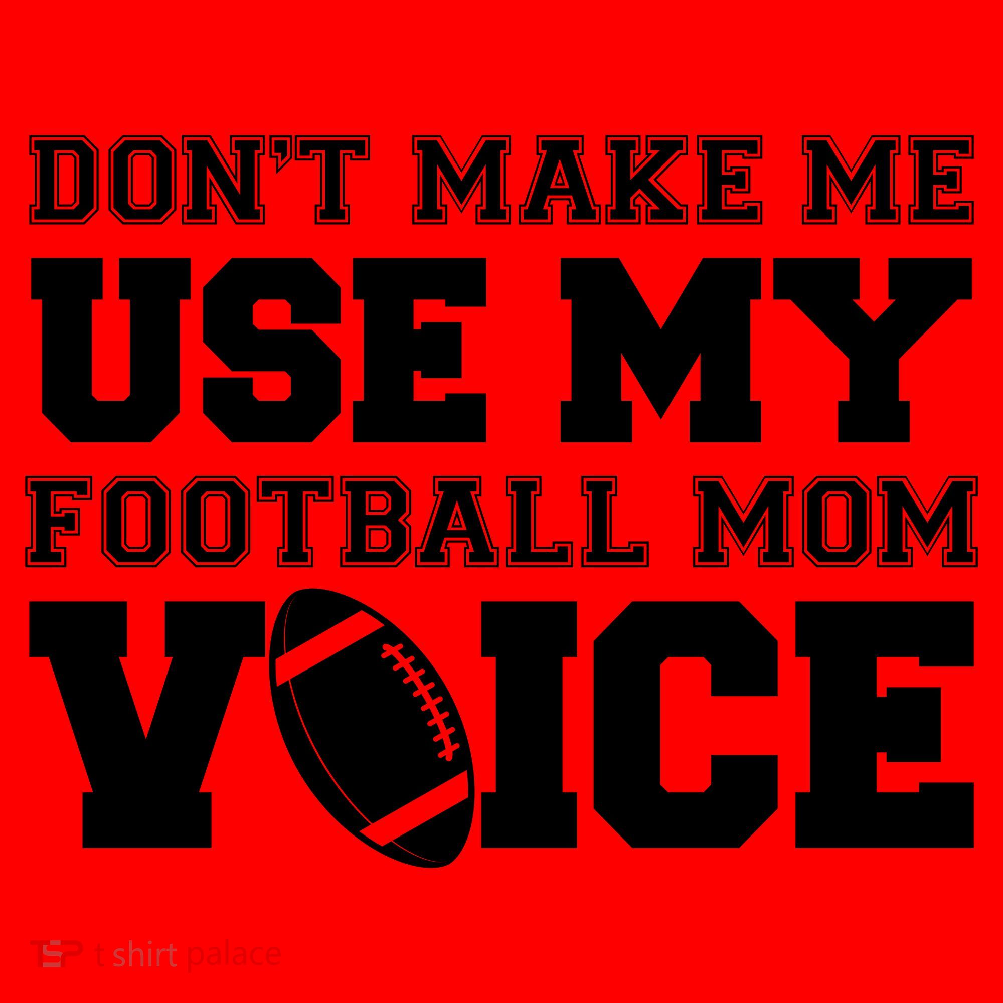 Don't Make Me Use My Football Mom Voice Santa Hat