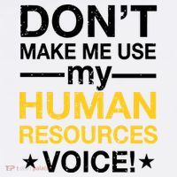 Don't Make Me Use My Human Resources Voice Garment-Dyed Sweatshirt thumb 2