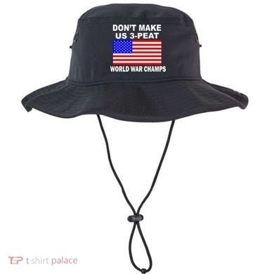 Don't Make Us 3-Peat World War Champs Bucket Hat