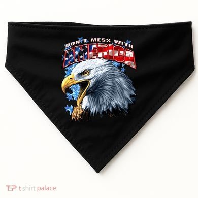 Don't Mess With America USA-Made Doggie Bandana