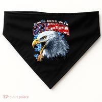 Don't Mess With America USA-Made Doggie Bandana thumb 0