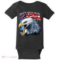 Don't Mess With America Baby Bodysuit thumb 0