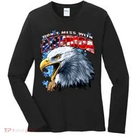 Don't Mess With America Women's Long Sleeve Shirt thumb 0