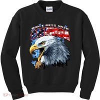 Don't Mess With America Kids Sweatshirt thumb 0