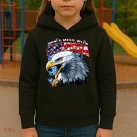 Don't Mess With America Kids Hoodie thumb 3