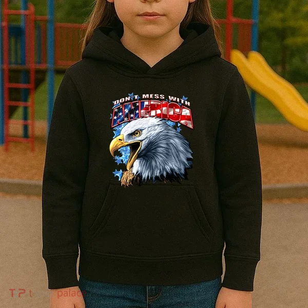 Don't Mess With America Kids Hoodie