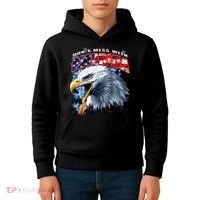 Don't Mess With America Kids Hoodie thumb 4