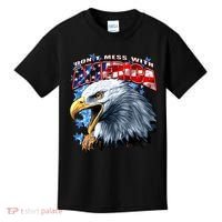 Don't Mess With America Kids T-Shirt thumb 0