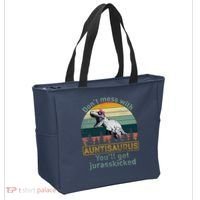 Don't Mess WIth Auntisaurus Tote Bag thumb 2