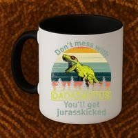 Don't Mess With Dadasaurus Coffee Mug thumb 2