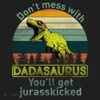 Don't Mess With Dadasaurus Tumbler thumb 3