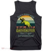 Don't Mess With Dadasaurus Tank Top thumb 0