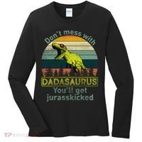 Don't Mess With Dadasaurus Women's Long Sleeve Shirt thumb 0