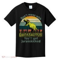 Don't Mess With Dadasaurus Kids T-Shirt thumb 0