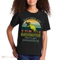 Don't Mess With Dadasaurus Kids T-Shirt thumb 2