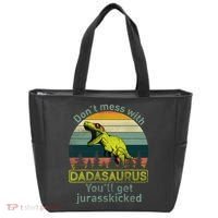 Don't Mess With Dadasaurus Tote Bag thumb 0