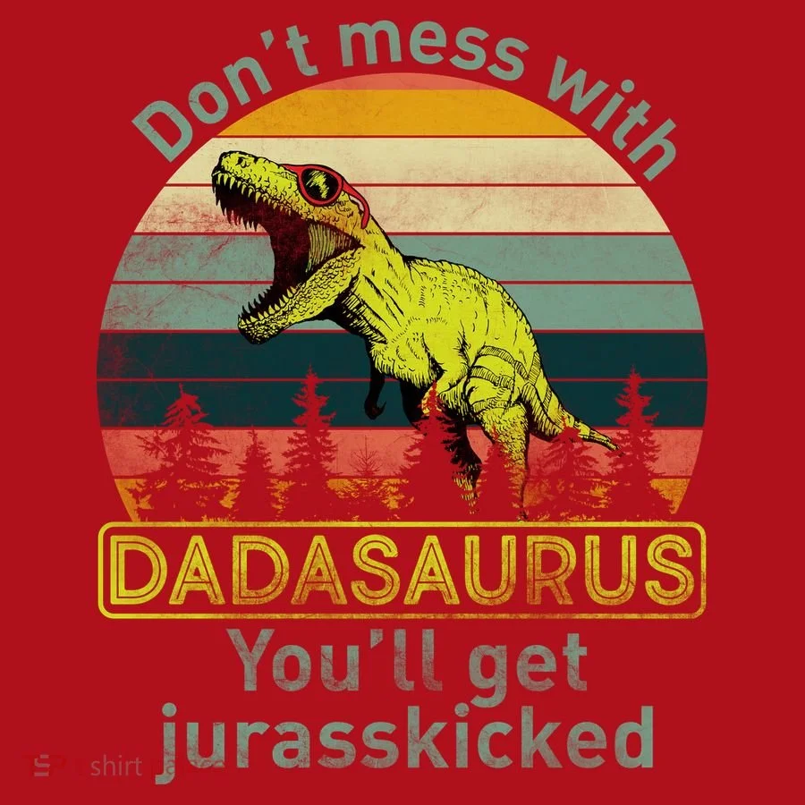 Don't Mess With Dadasaurus Christmas Stocking