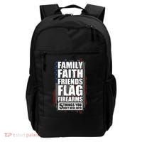 Don't Mess With Family Faith Friends Flag Firearms Backpack thumb 0