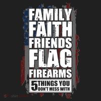 Don't Mess With Family Faith Friends Flag Firearms 12oz Stainless Steel Coffee Mug thumb 3
