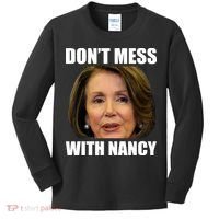 Don't Mess With Mama Nancy Pelosi Kids Long Sleeve Shirt thumb 0