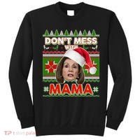 Don't Mess With Mama Pelosi Ugly Christmas Sweater Sweatshirt thumb 0