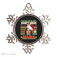 Don't Mess With Mama Pelosi Ugly Christmas Sweater Ornament thumb 0