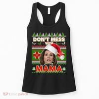 Don't Mess With Mama Pelosi Ugly Christmas Sweater Women's Tank Top thumb 0