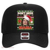Don't Mess With Mama Pelosi Ugly Christmas Sweater Hat thumb 0
