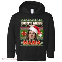 Don't Mess With Mama Pelosi Ugly Christmas Sweater Toddler Hoodie thumb 0