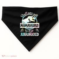 Don't Mess With Mamasaurus USA-Made Doggie Bandana thumb 0