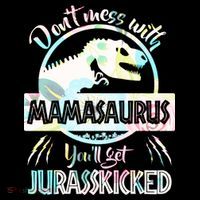 Don't Mess With Mamasaurus Women's Tank Top thumb 5