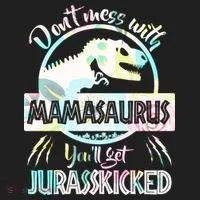 Don't Mess With Mamasaurus Hat thumb 2