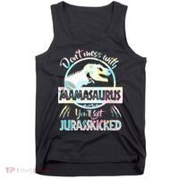 Don't Mess With Mamasaurus Tank Top thumb 0