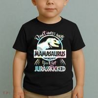 Don't Mess With Mamasaurus Toddler T-Shirt thumb 2
