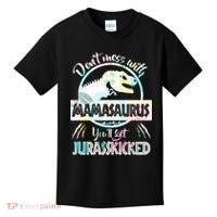 Don't Mess With Mamasaurus Kids T-Shirt thumb 0