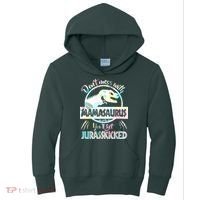 Don't Mess With Mamasaurus Kids Hoodie thumb 0