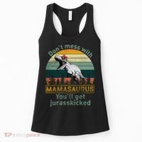 Don't Mess With Mamasaurus Jurrasskicked Women's Tank Top thumb 0